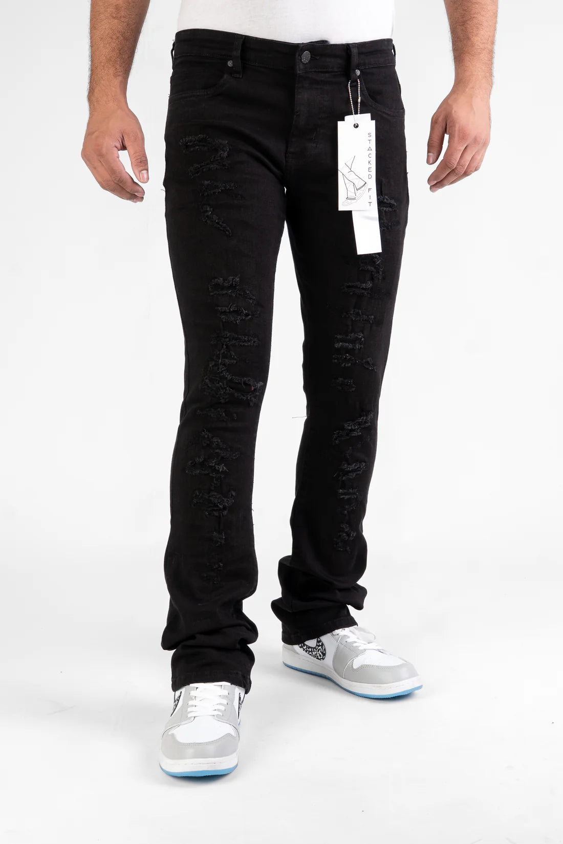 Men's Classic Ultra Stretch Denim in modern tailored fit with flexible, comfortable fabric