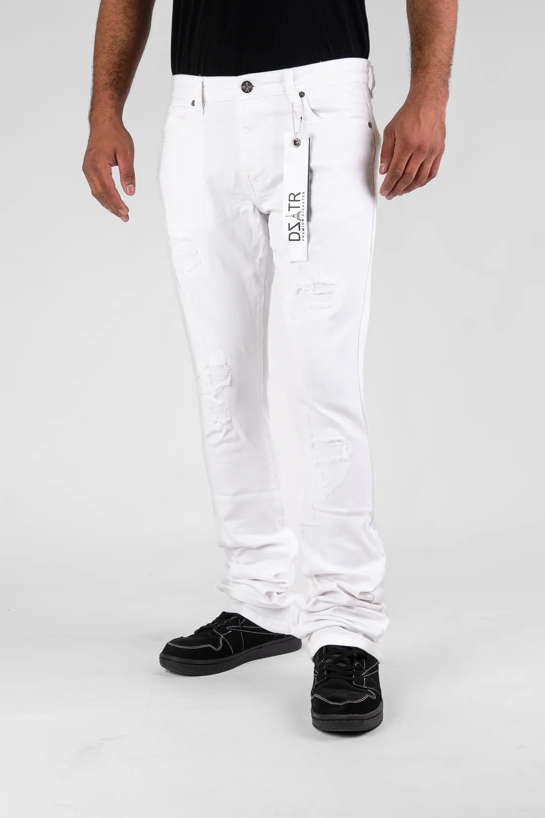 Men's Classic Ultra Stretch Denim in modern tailored fit with flexible, comfortable fabric