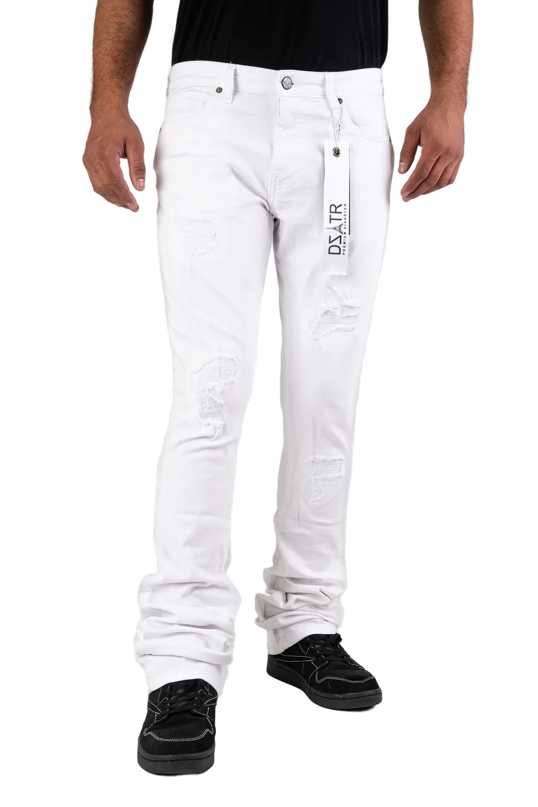 Men's Classic Ultra Stretch Denim in modern tailored fit with flexible, comfortable fabric