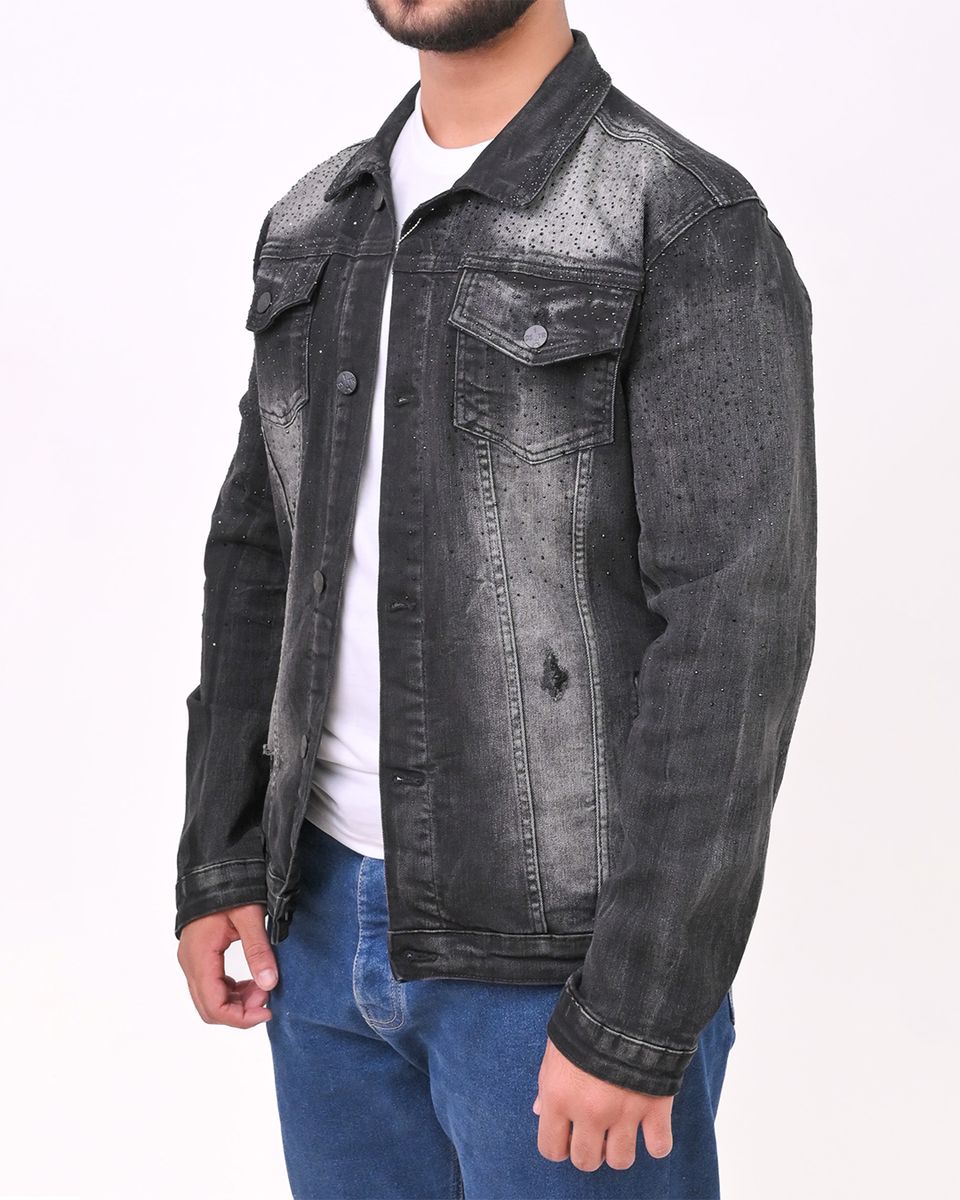 DZTR Jacket Set in Stones Grey with ultra-stretch fabric and skinny fit silhouette