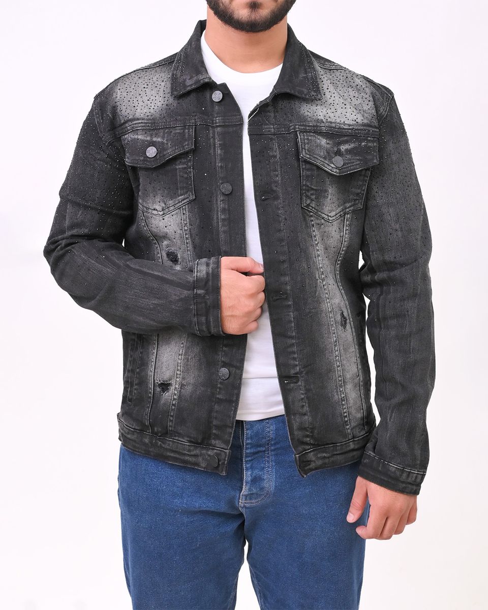 DZTR Jacket Set in Stones Grey with ultra-stretch fabric and skinny fit silhouette