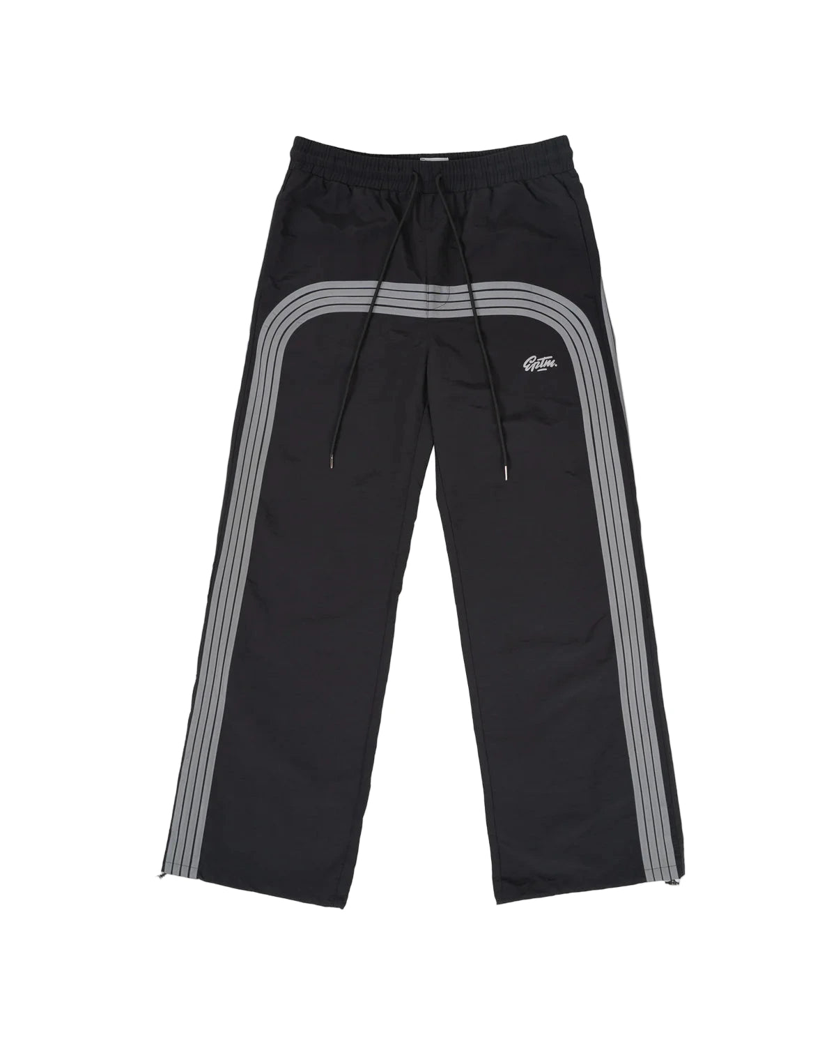 Freeway Pants with baggy fit, nylon ripstop fabric, and 3M reflective detailing with adjustable waistband