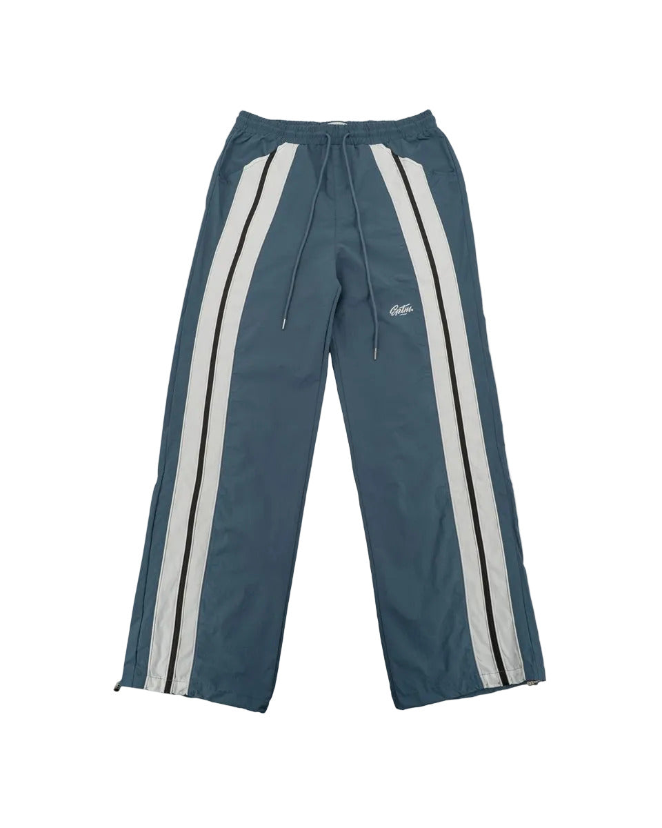 EPTM Catalina pants with bold color-block design, piping details, and lightweight nylon ripstop fabric for modern streetwear style