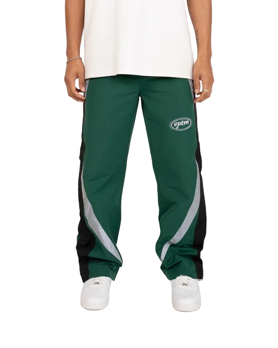 EPTM Oslo pants with reflective 3M accents, elastic waistband, and adjustable leg toggles in a relaxed streetwear fit