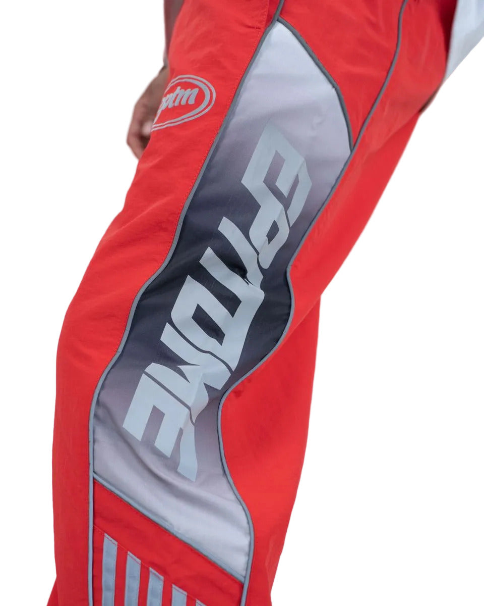 Eclipse pants with ripstop construction, ombre panels, reflective 3M accents, elastic waistband with drawstring, and adjustable bottom toggles