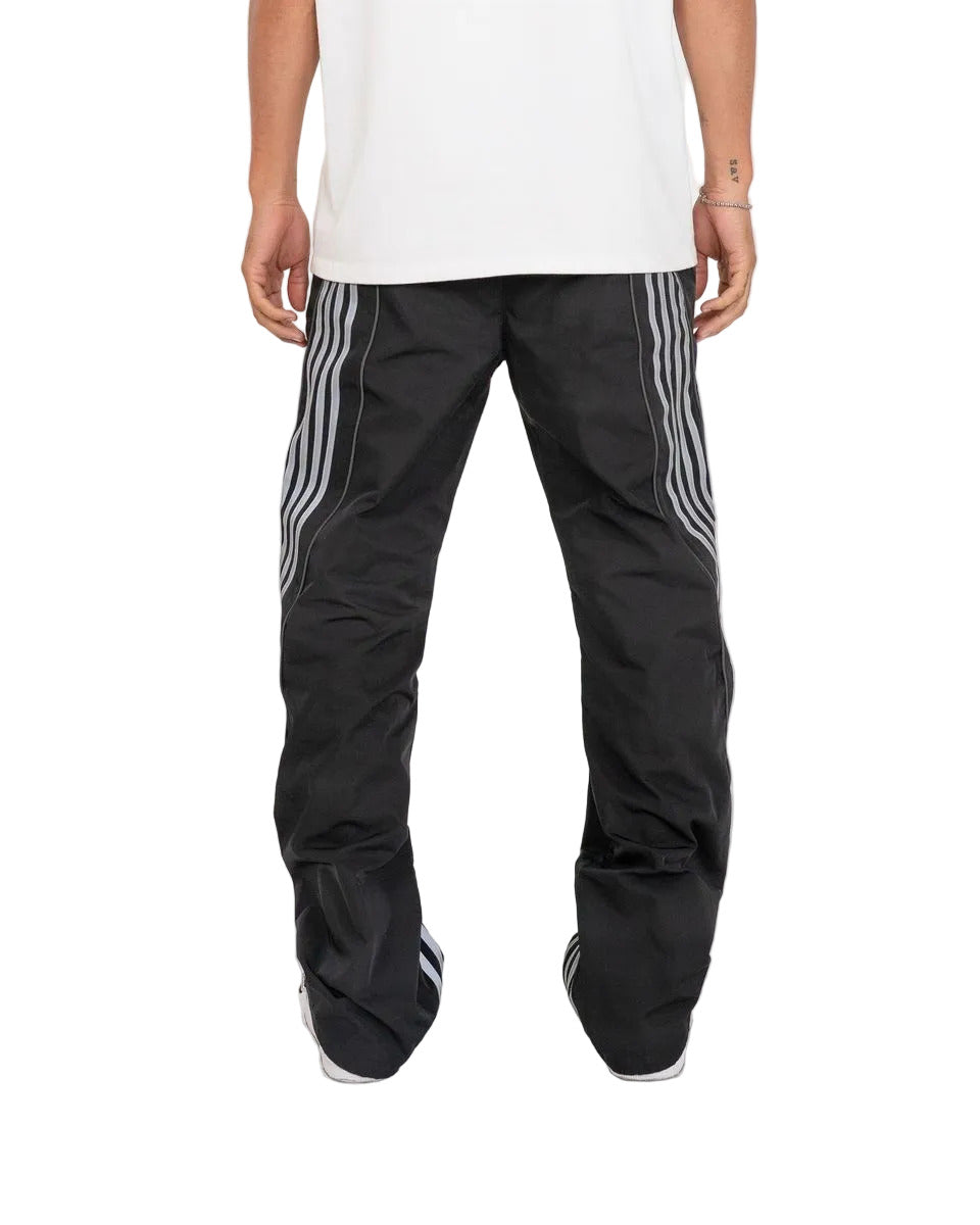 EPTM Apex black track pants with tapered fit and adjustable drawstring waistband