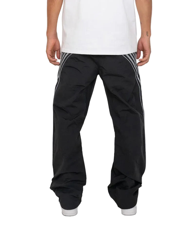 EPTM Roundy Pants with striped leg detailing, lightweight fabric, and modern athletic streetwear design
