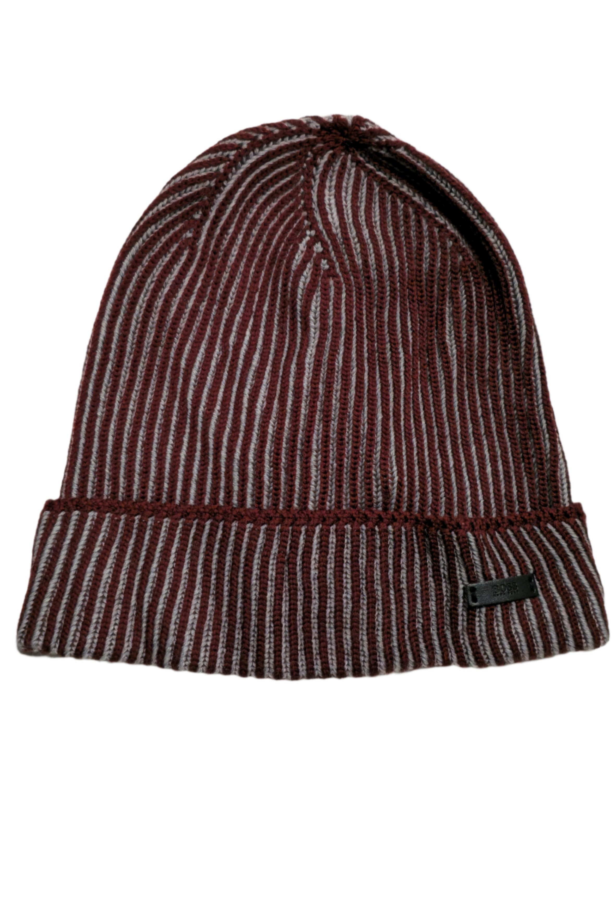 Ebalerio Beanie (Maroon/Grey)