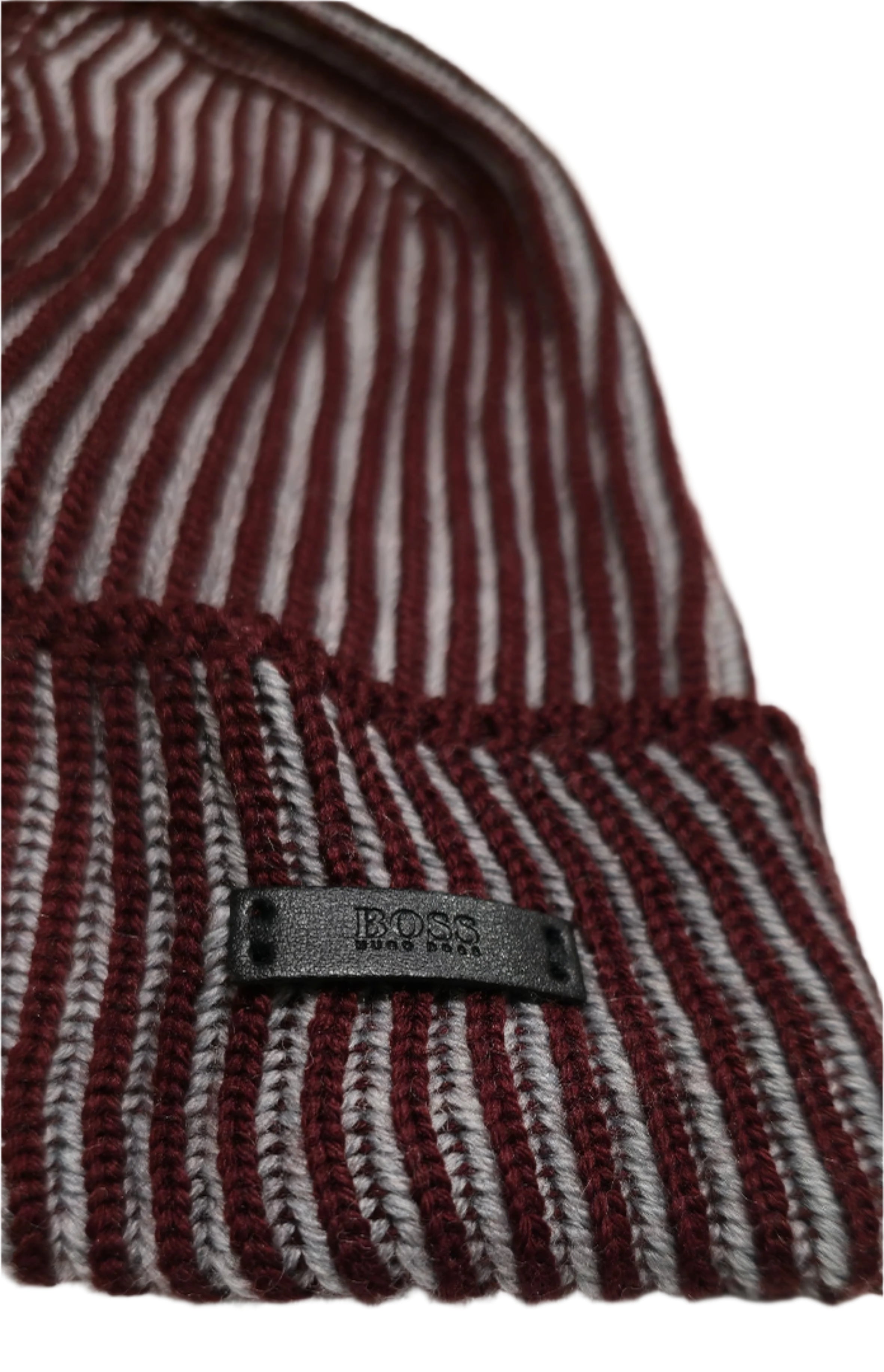 Ebalerio Beanie (Maroon/Grey)