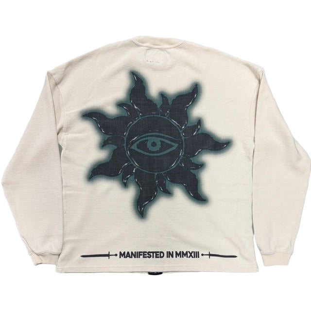 Godspeed Air Strike Long Sleeve Thermal in Bone, soft mid-weight fabric with relaxed streetwear fit and signature branding.