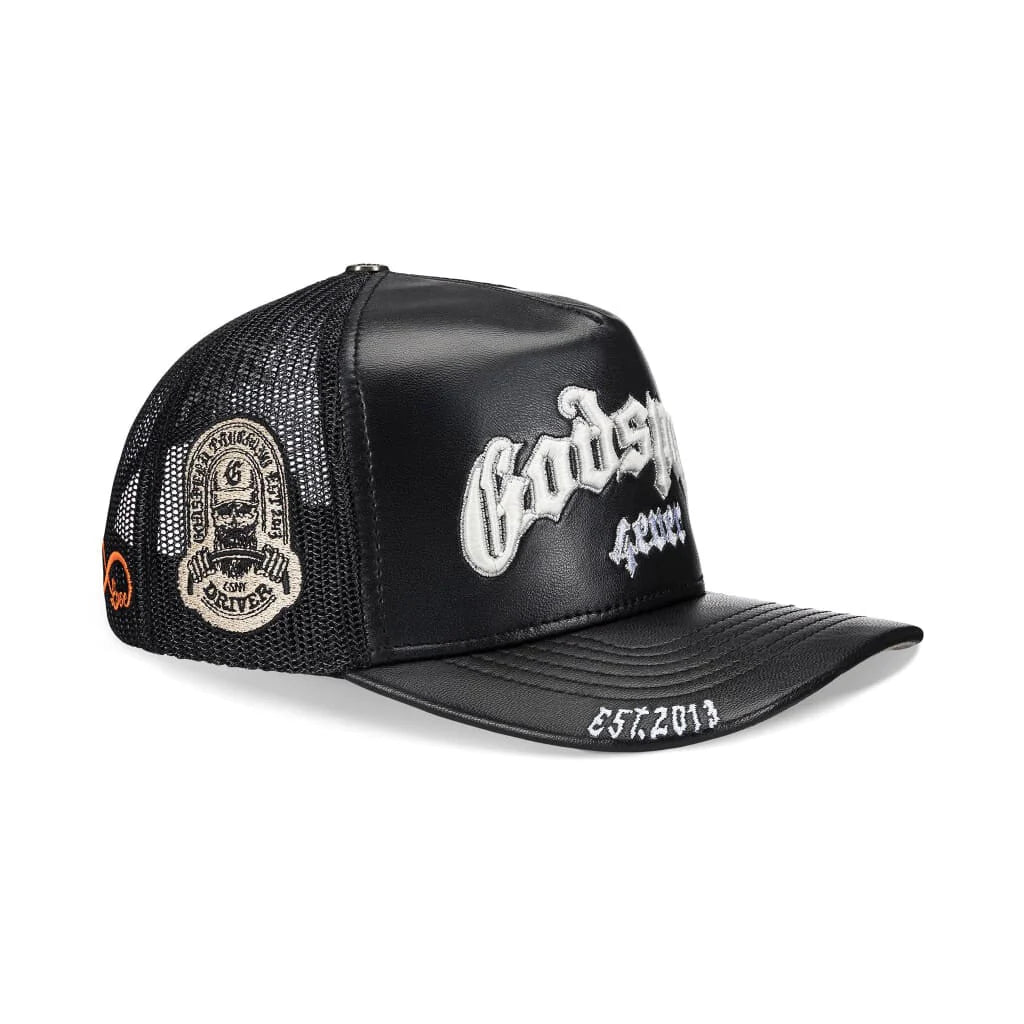 GS Forever Premium Leather Trucker Hat 