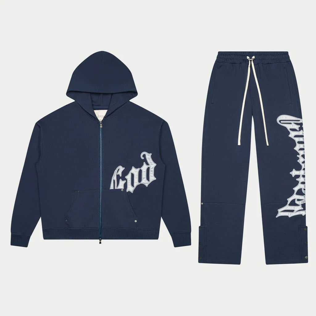 OG Logo Sweatsuit V2 (Navy) - GOGLSV2NVY