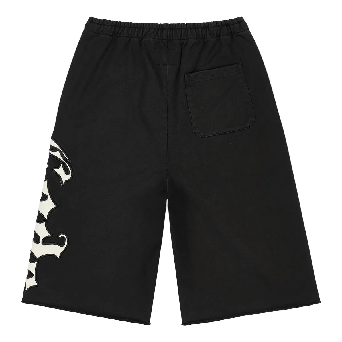Godspeed OG 3Qtr shorts featuring heavyweight French terry cotton, racing-inspired piping, oversized side logo, and a relaxed extended-length fit.