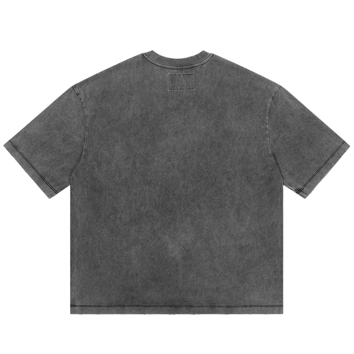 Godspeed Cosmic Remains NextGen Grey Wash graphic T-shirt made from 10oz mid-weight washed fabric featuring bold Cosmic Remains artwork.