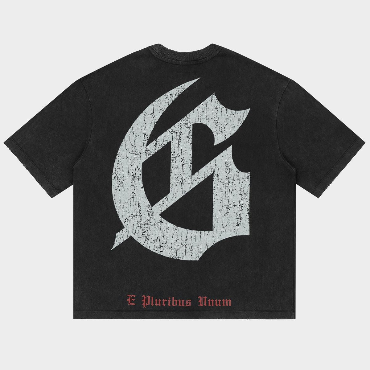 Godspeed City Slicker T-Shirt in black with limited edition art design and stone embellishments around the crown