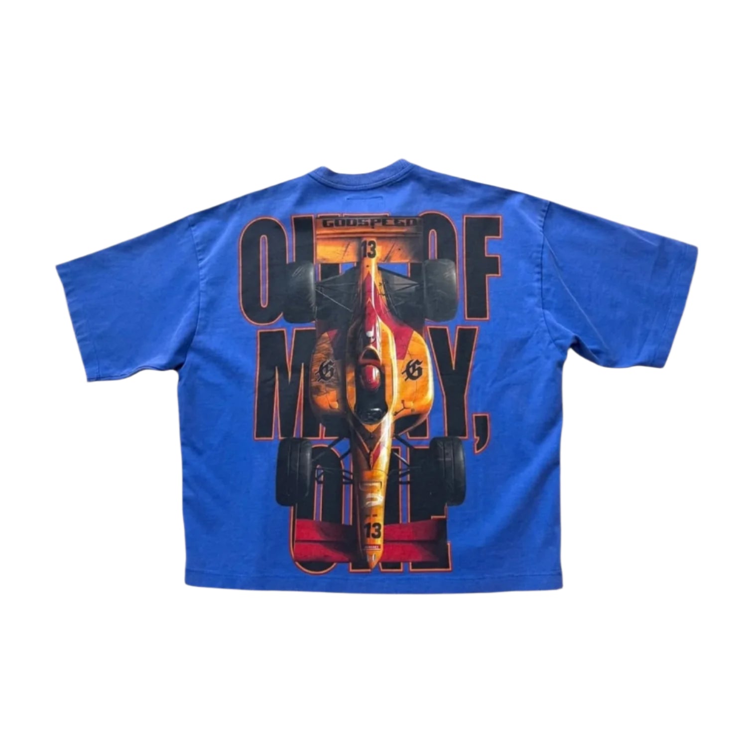 F1 Finishline Tee (Blue Wash)