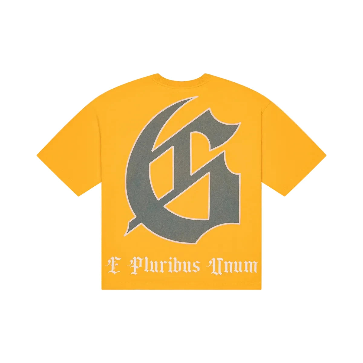 Godspeed limited-edition t-shirt with 10oz washed fabric, art graphic, and stone detailing around the crown.