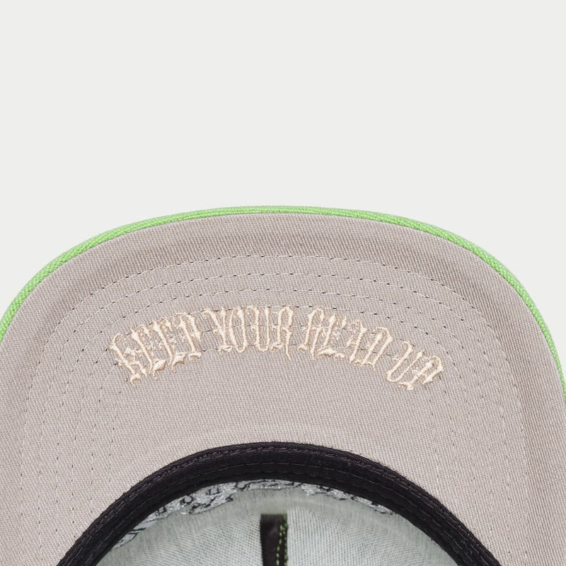 Godspeed 4ever Signature Trucker Hat titled "The Mother of All Truckers" featuring color-changing embroidery, limited edition box, and 3-piece pin set.