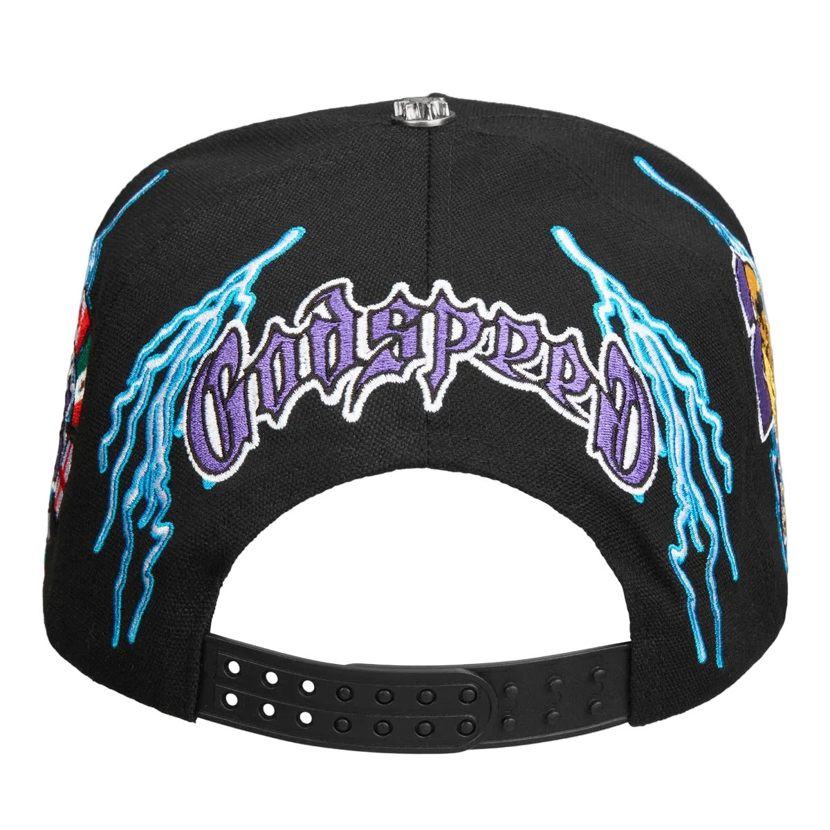 Godspeed '26 GSWC Voltage Snapback Hat in Black from the official 2026 World Cup Collection.