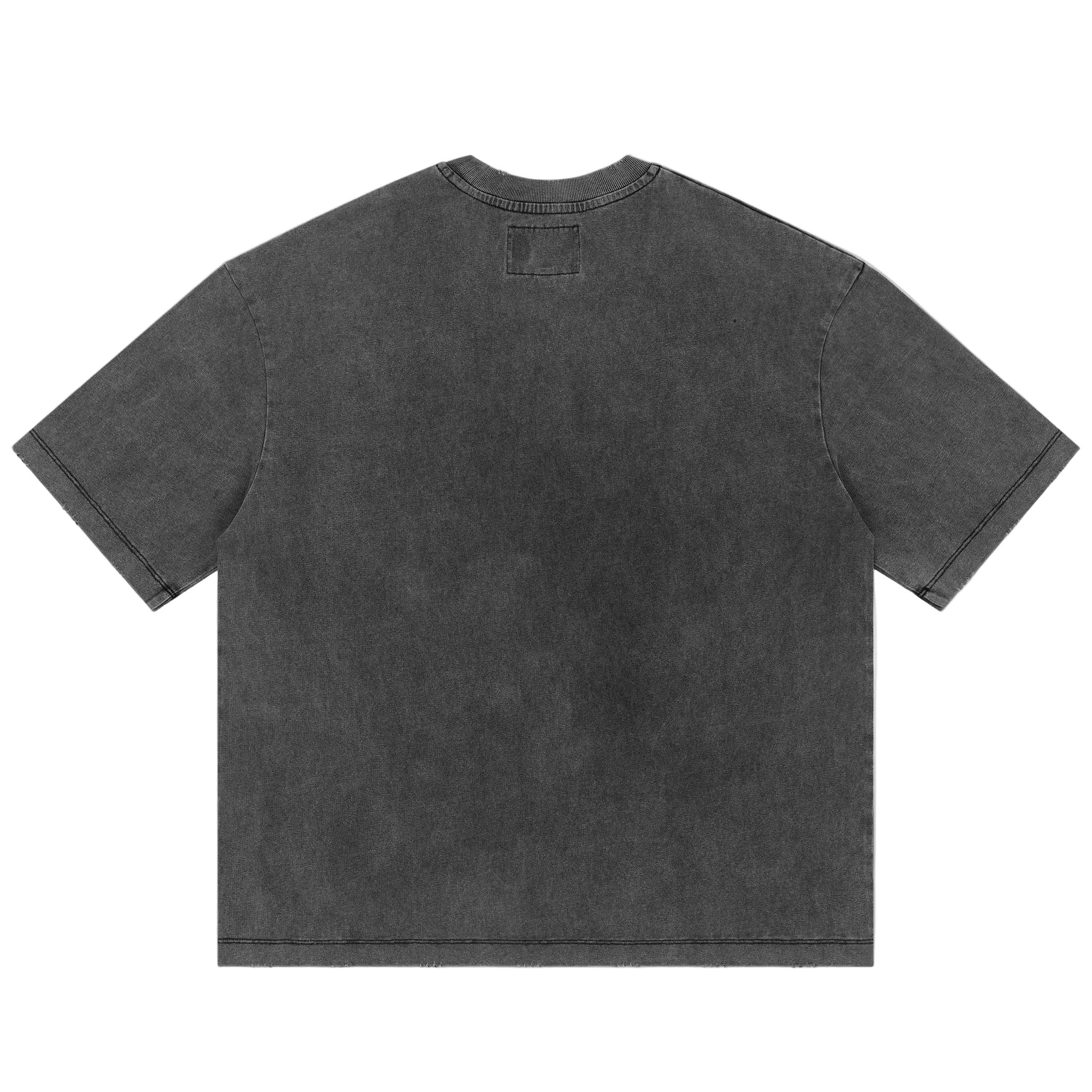 Godspeed GS High Stakes T-shirt NG in grey wash featuring a vintage-inspired finish, bold graphic design, and modern streetwear fit.