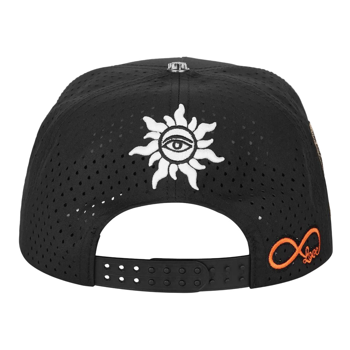 Godspeed OG Logo Water Resistant Hat in Stealth with hydrophobic crown panels, water-resistant and floatable construction, including a box and pin set.