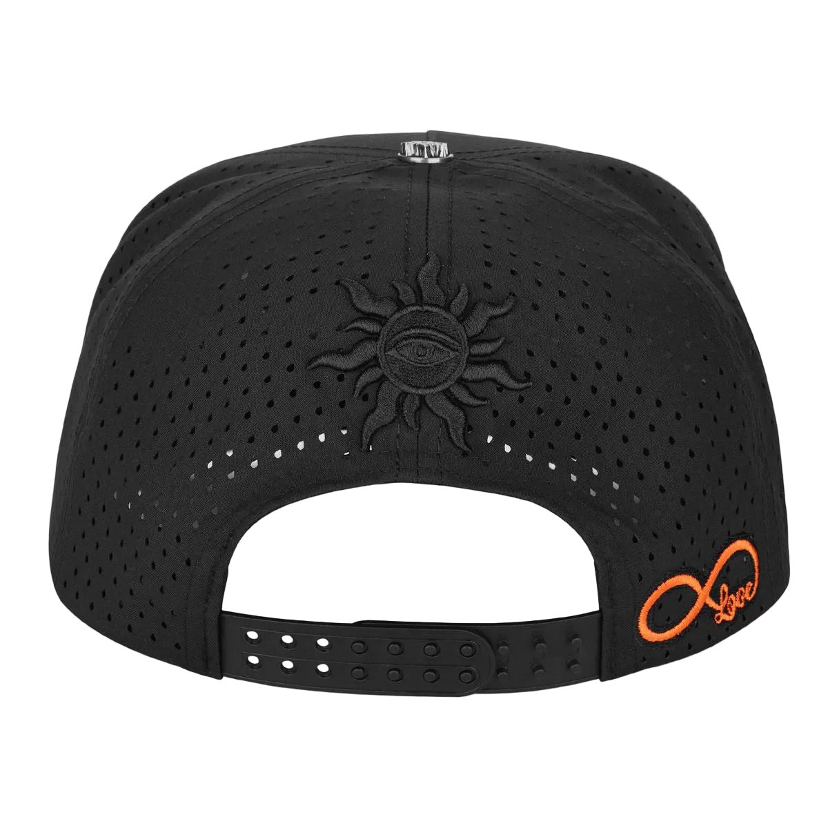 Godspeed OG Logo Water Resistant Hat in Stealth with hydrophobic crown panels, water-resistant and floatable construction, including a box and pin set.