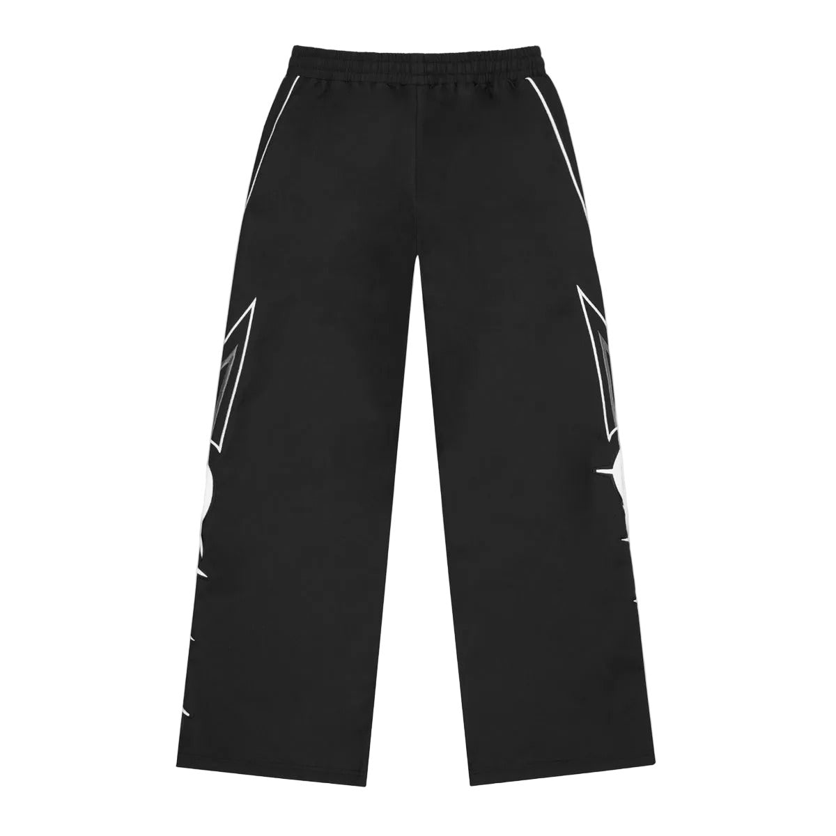 Anvil New Aged nylon trackpants with applique logo and modern design.