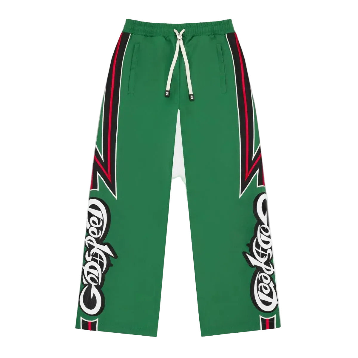 Anvil New Aged trackpants made from nylon with applique logo detailing.