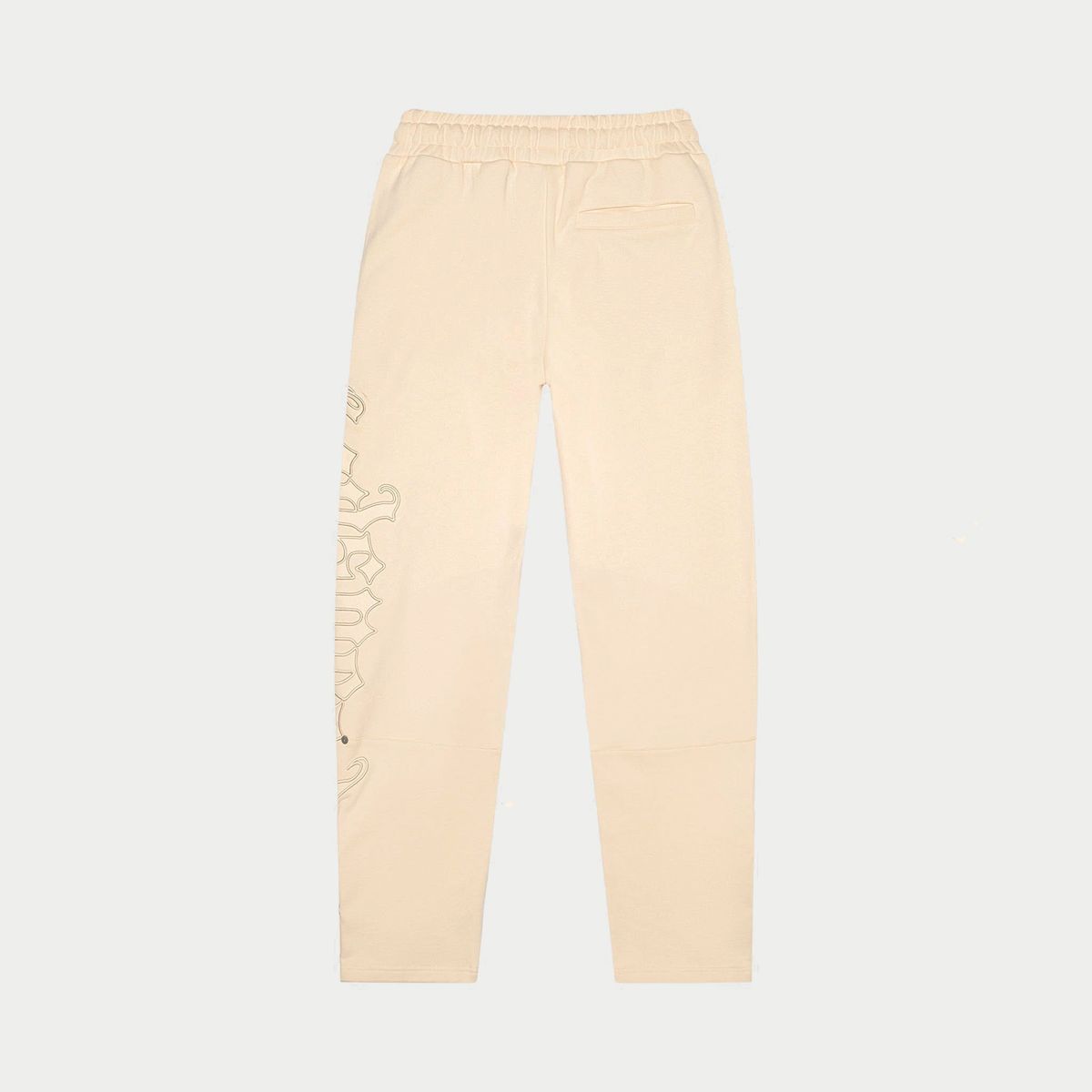 Godspeed OG Logo Sweatsuit in Double Bone, featuring hoodie and matching bottoms with applique embroidered logo.