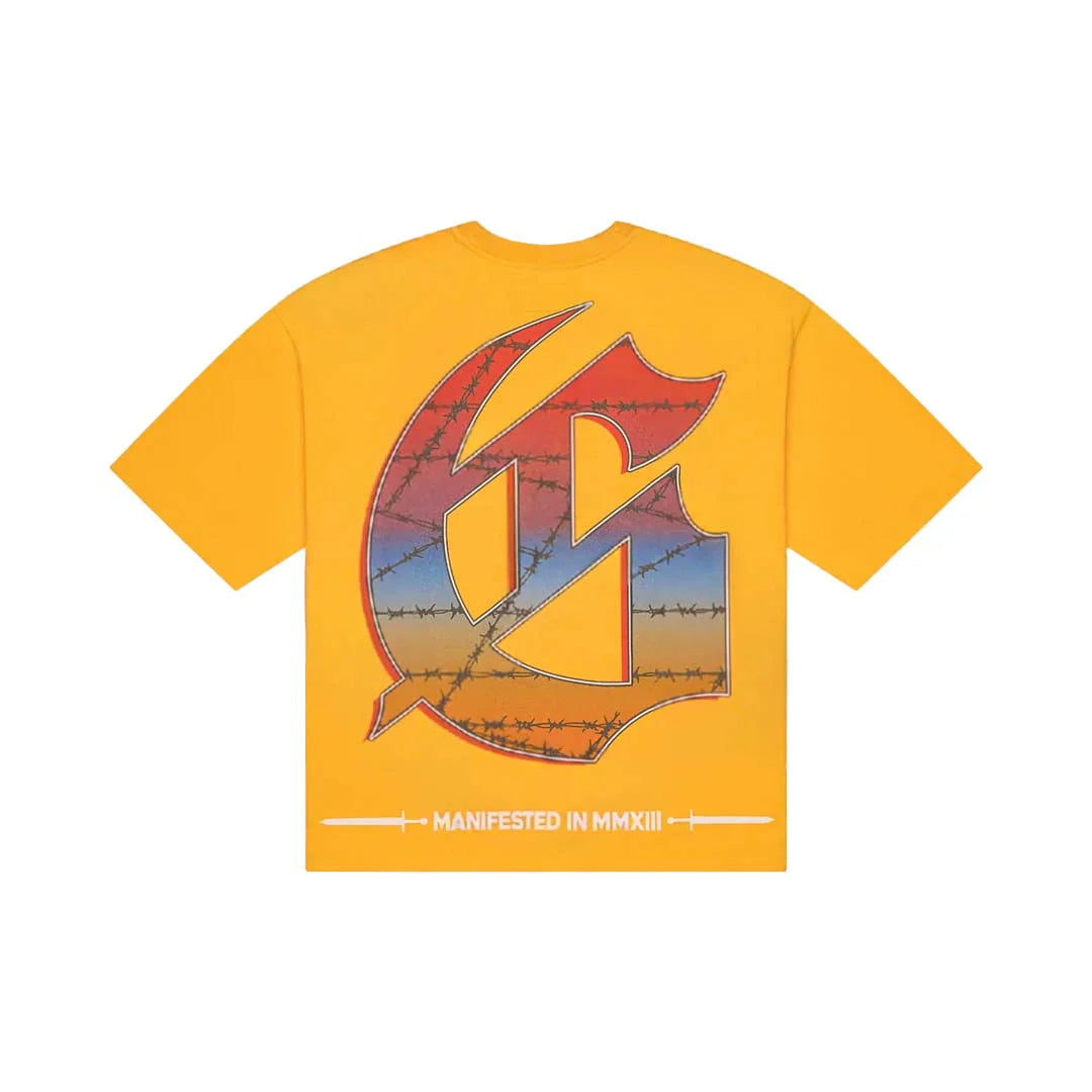 Godspeed Ollie tee in yellow.
