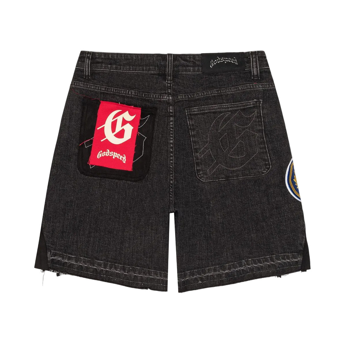 Godspeed Patch Work Cargo Shorts V2 with cargo pockets and patchwork design