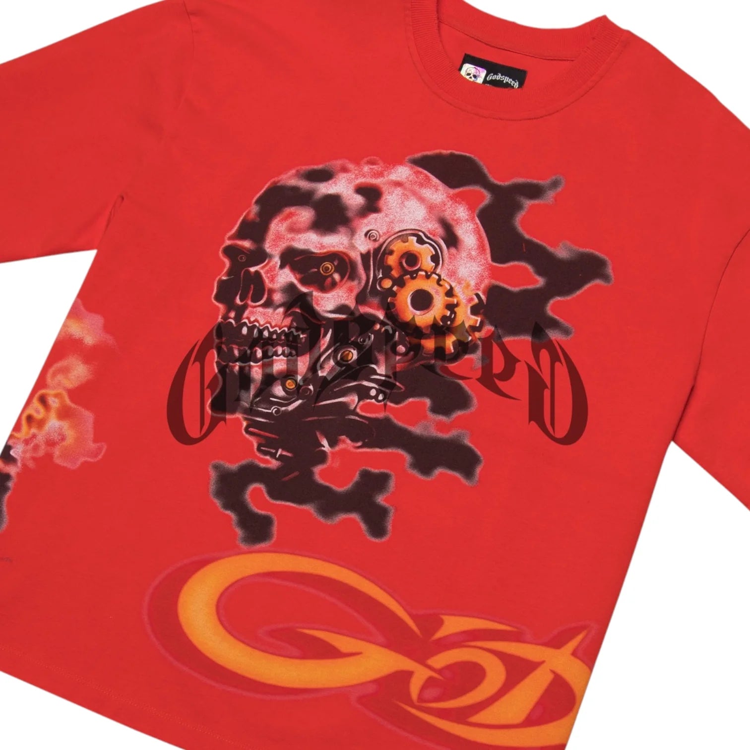 Red Godspeed P.Y.P t-shirt.