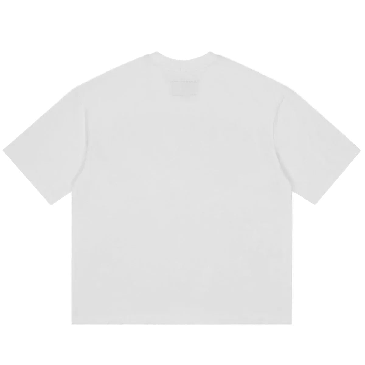 Godspeed Squadron NG T-Shirt in White featuring the NEXTGEN Squadron design, crafted from 10oz mid-weight washed fabric with a striking art piece and stones around the crown.