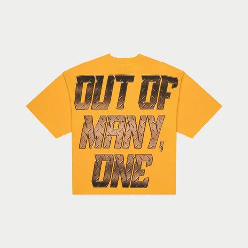 Godspeed T-Shirt with digital art graphic on 10oz washed fabric, limited to 555 numbered pieces.