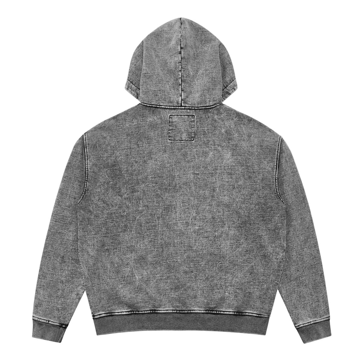 Acid wash Godspeed Symmetric Studded hoodie and sweatpants set.