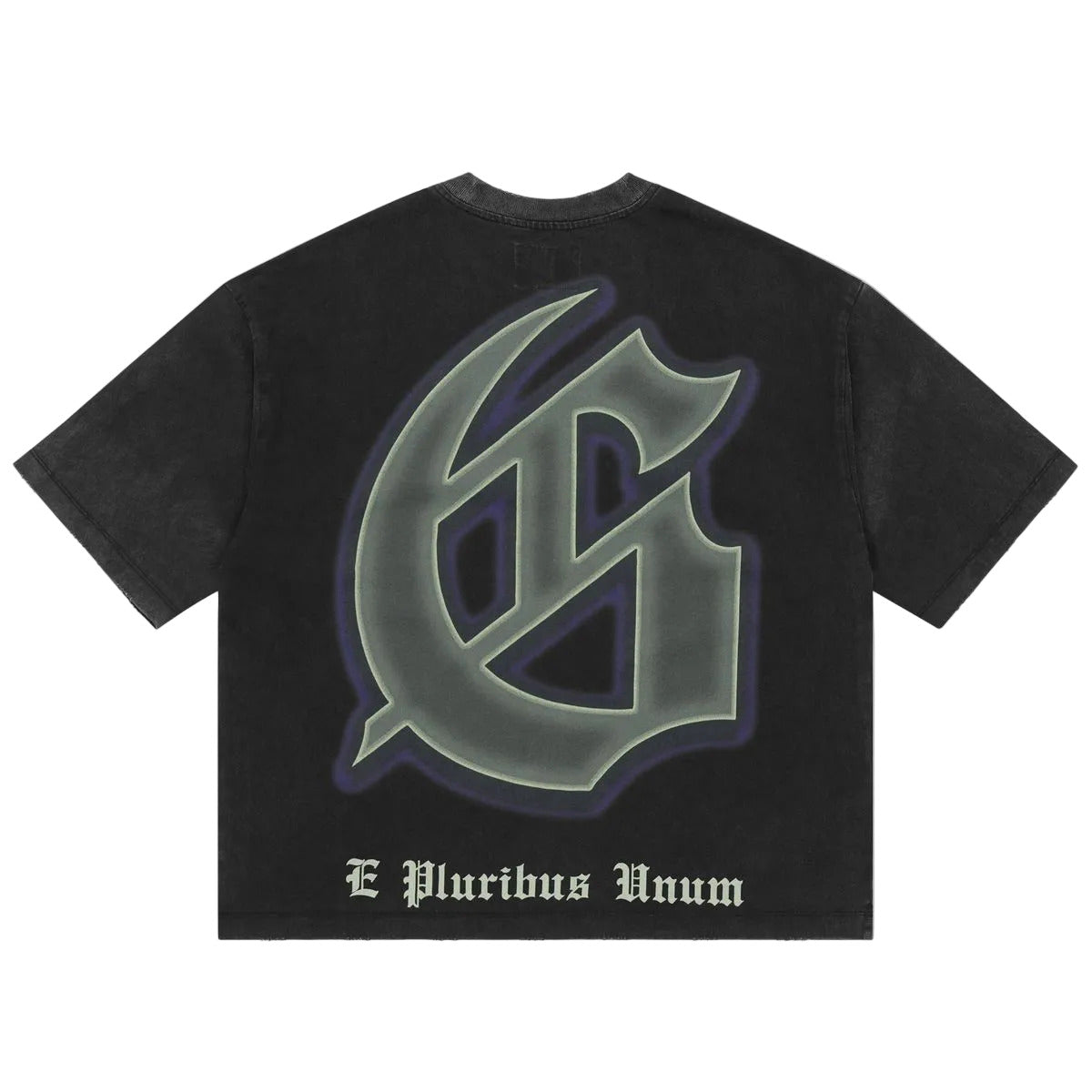Godspeed The Landing Black T-shirt from the Rarity Collection, limited to 444 examples, crafted from premium midweight cotton with a structured fit.