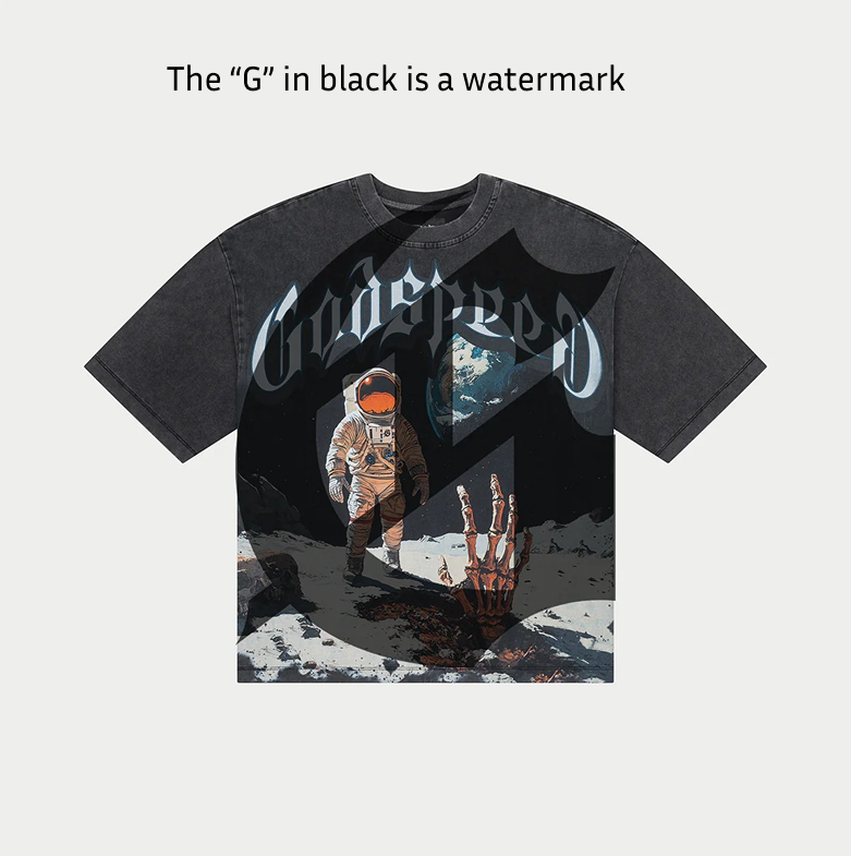 Godspeed First Contact T-Shirt (Grey Wash)