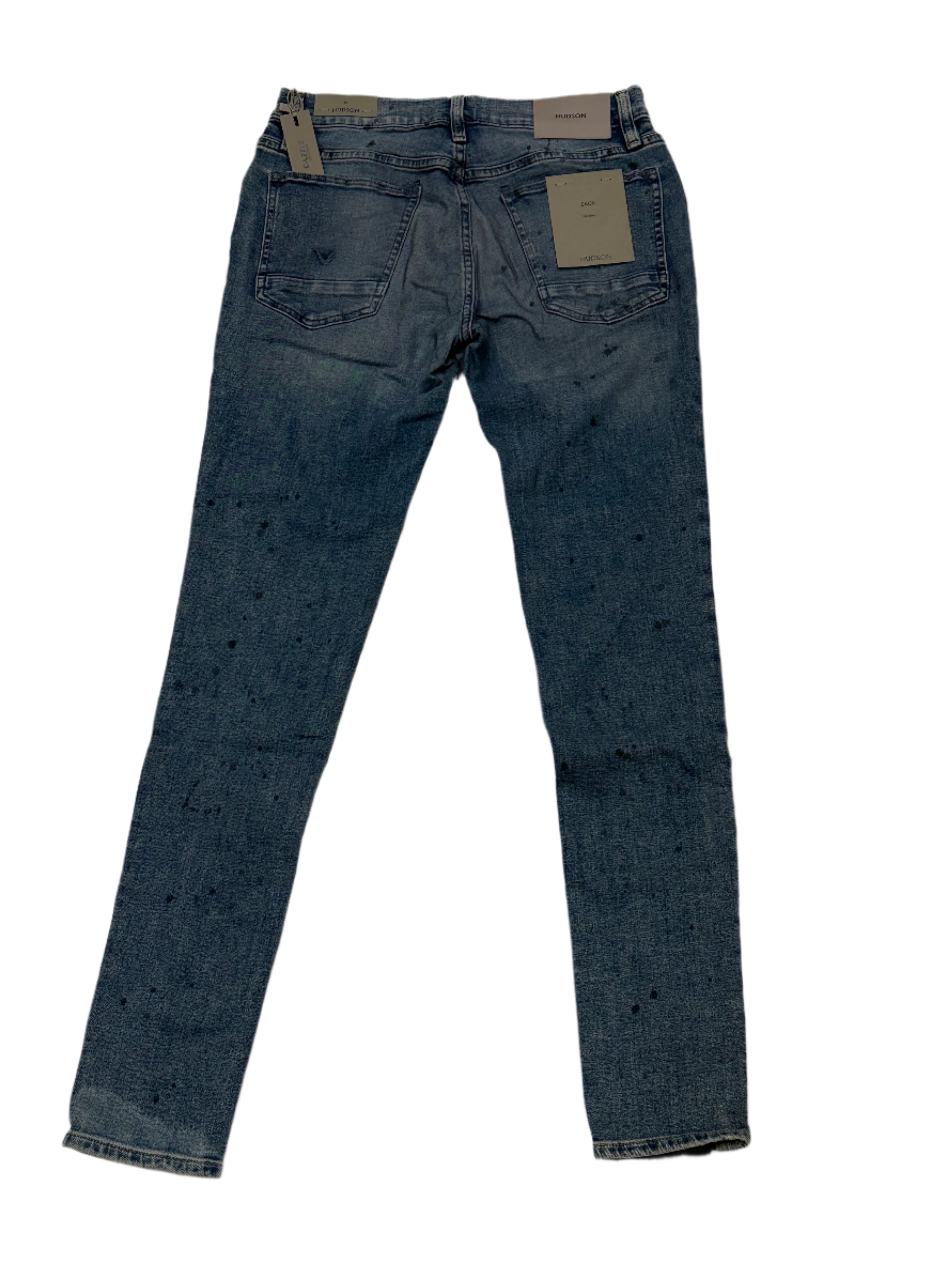 Dazzle x Hudson Jack Skinny Jeans in Indigo Spill with skinny fit, style number H45TDFINS2402INS.