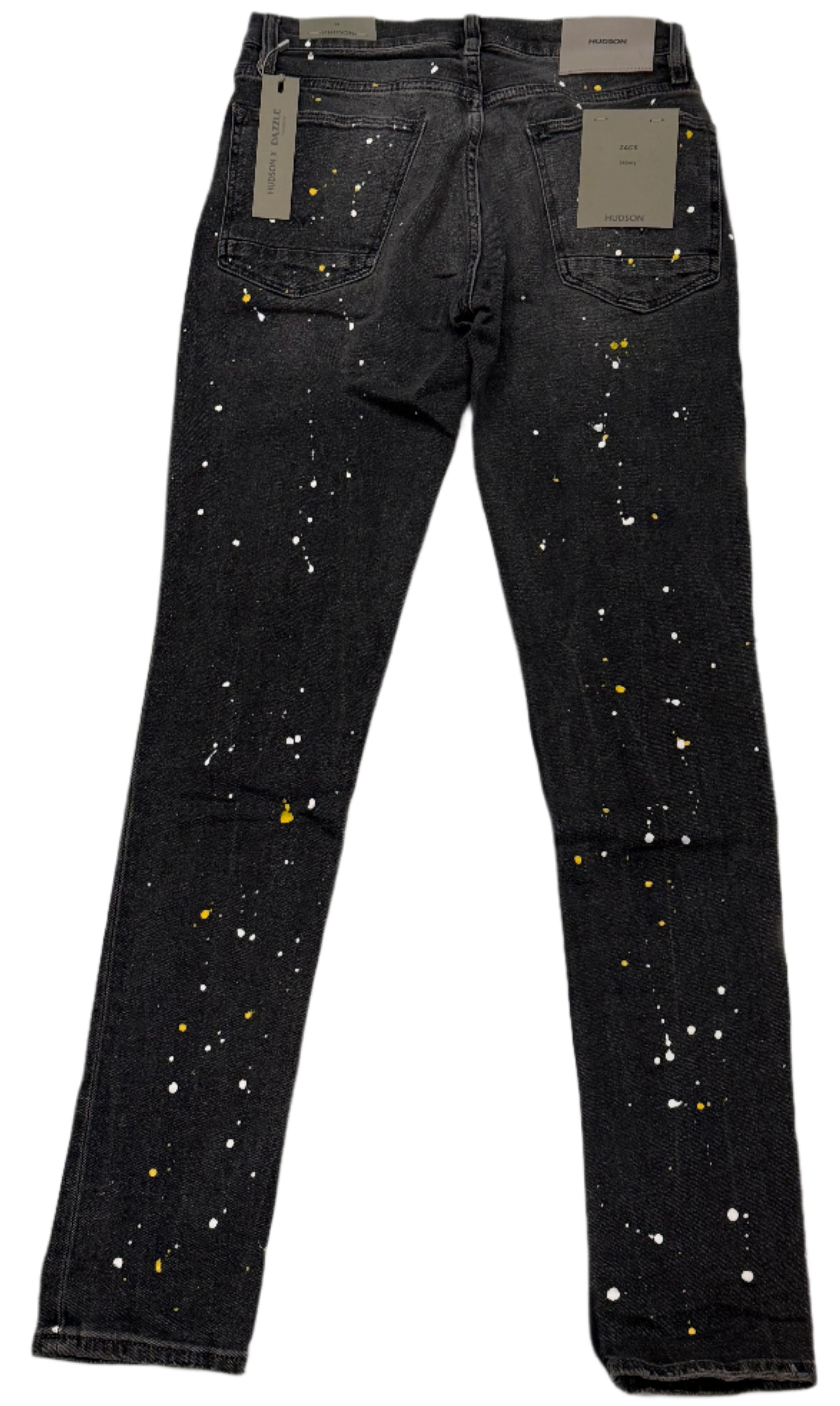 Dazzle x Hudson Zack Skinny Jeans in Dark Ash, skinny fit, style number H45TF3DA12402DA1.