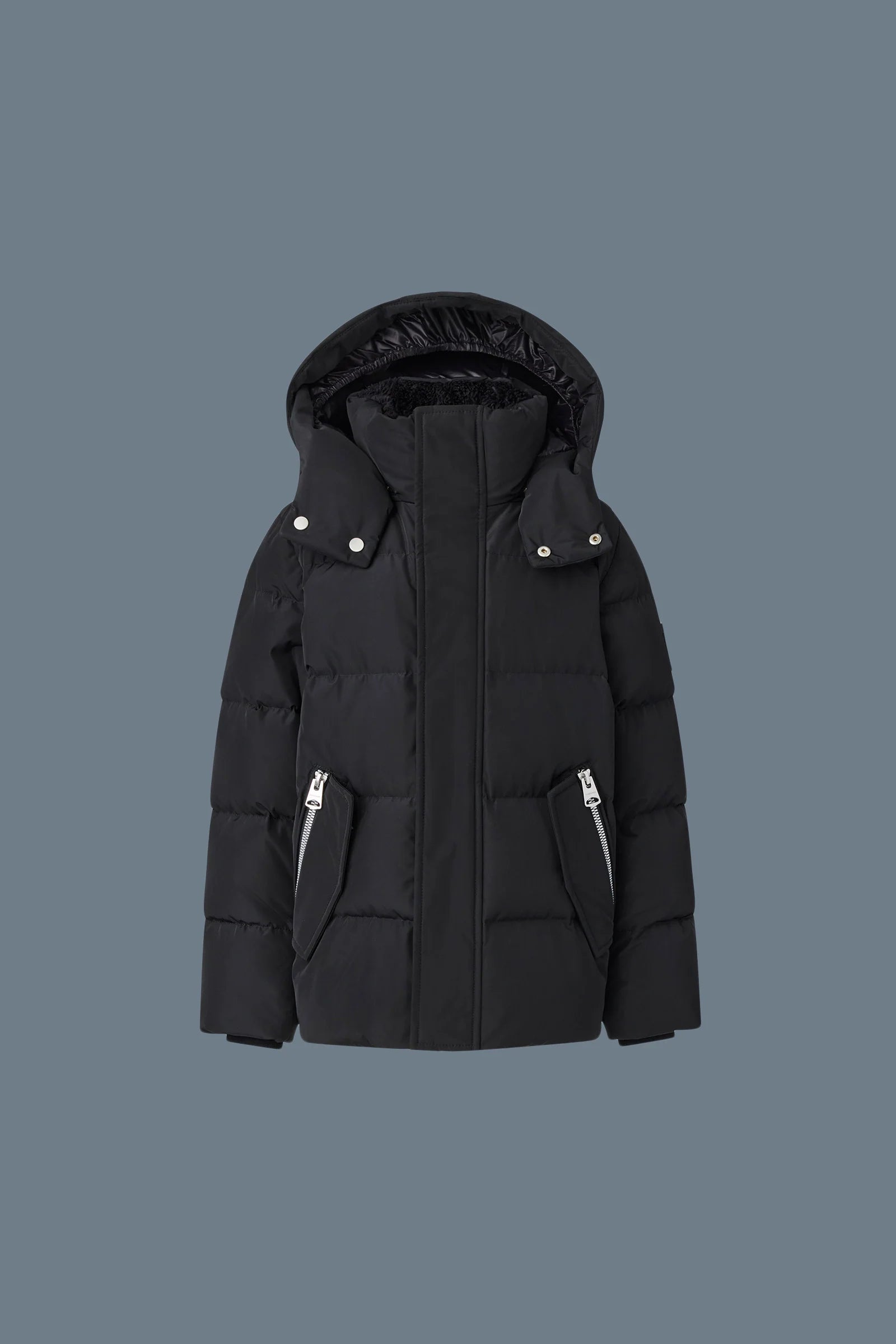 Hudson Nano down jacket with removable hood for kids