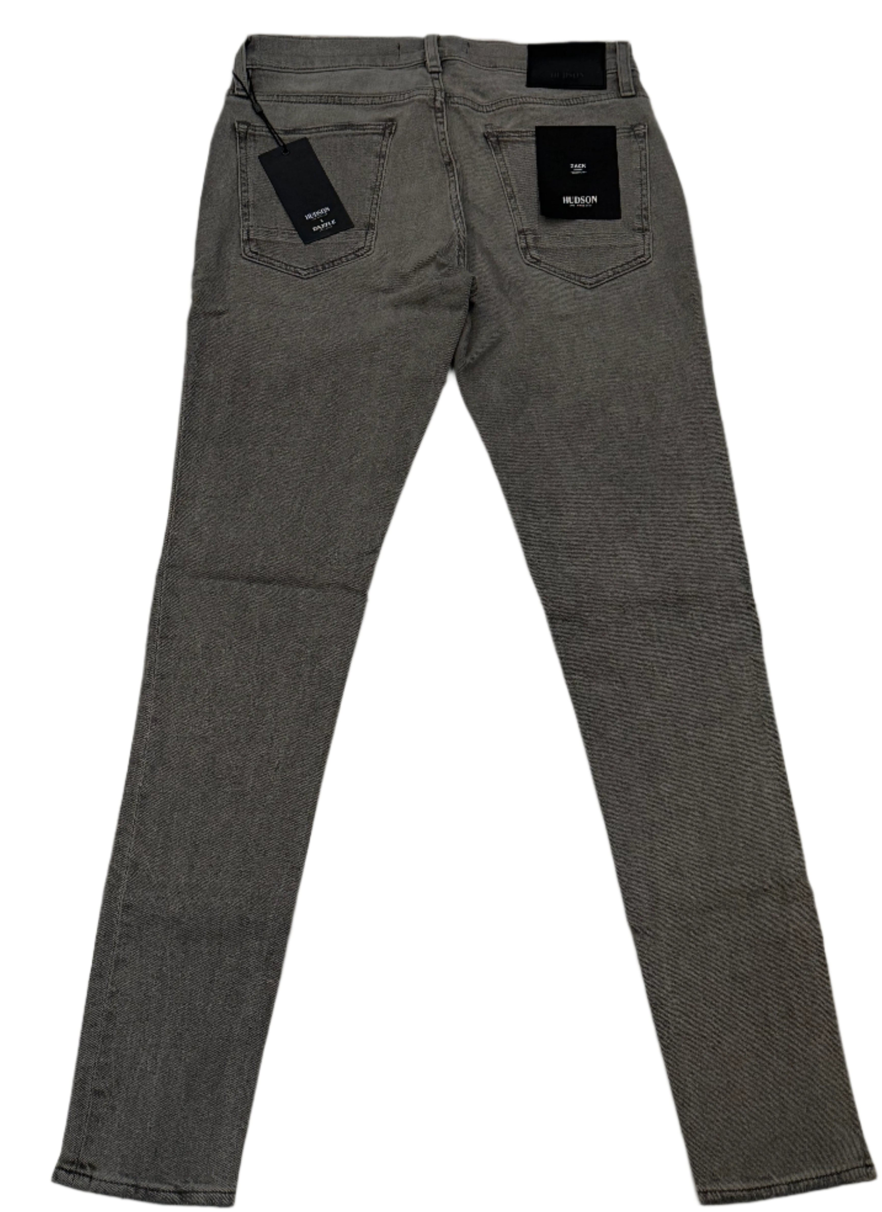 hudson X dazzle Blowout Zack Skinny Jeans in Grey

