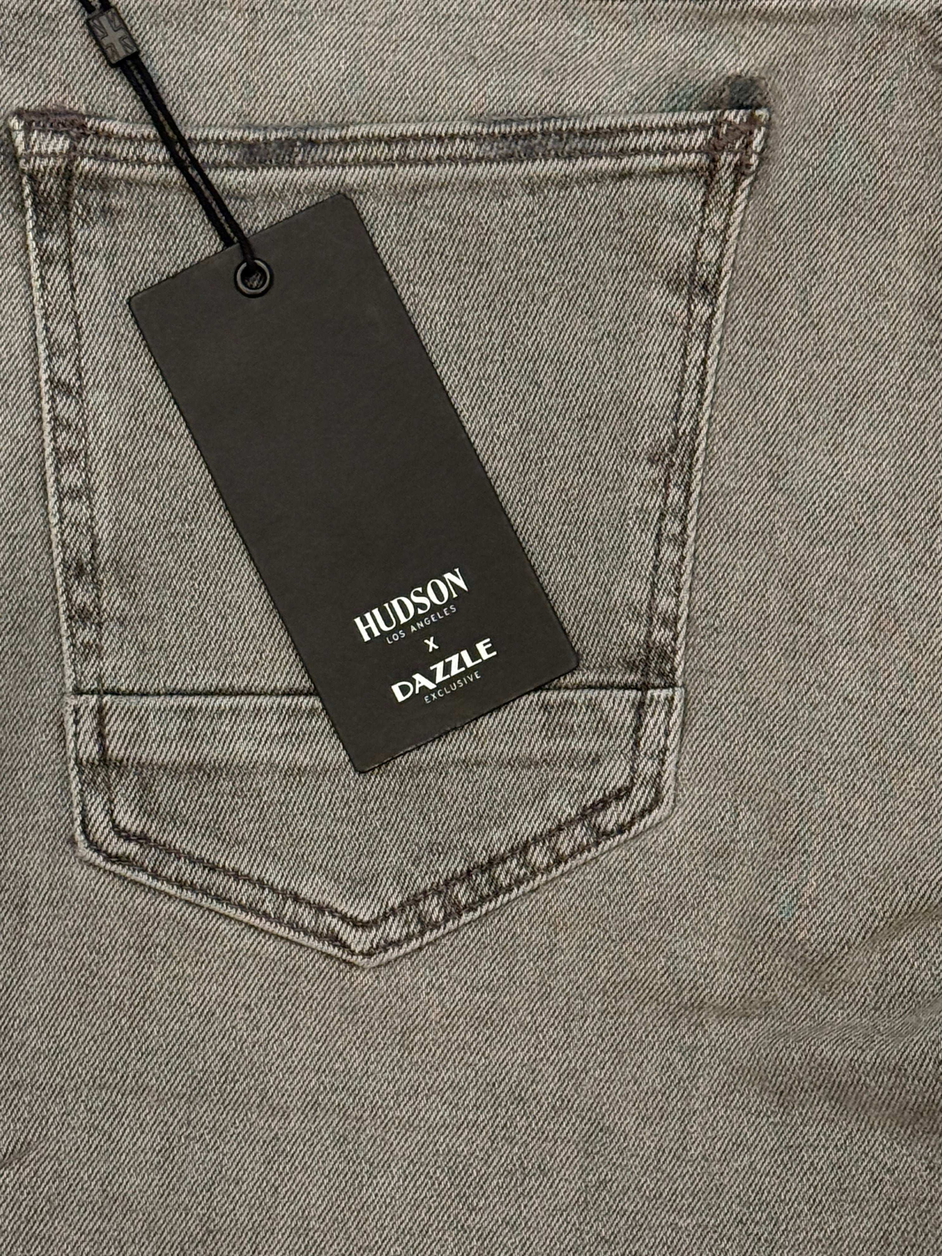 hudson X dazzle Blowout Zack Skinny Jeans in Grey

