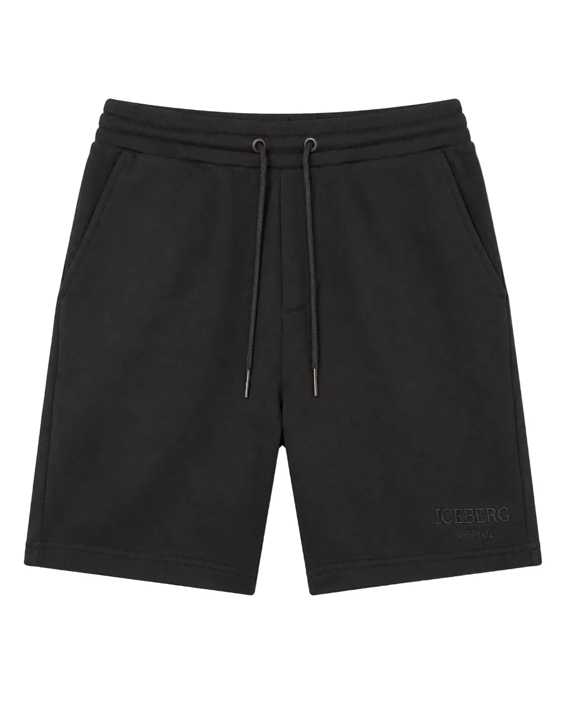 Men’s Iceberg sweatshorts in black
