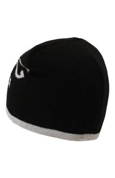 Iceberg 2C black knit beanie featuring a white front logo and brand founding year.