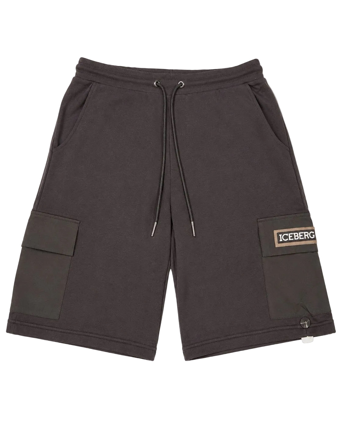 Black Iceberg Bermuda shorts for men