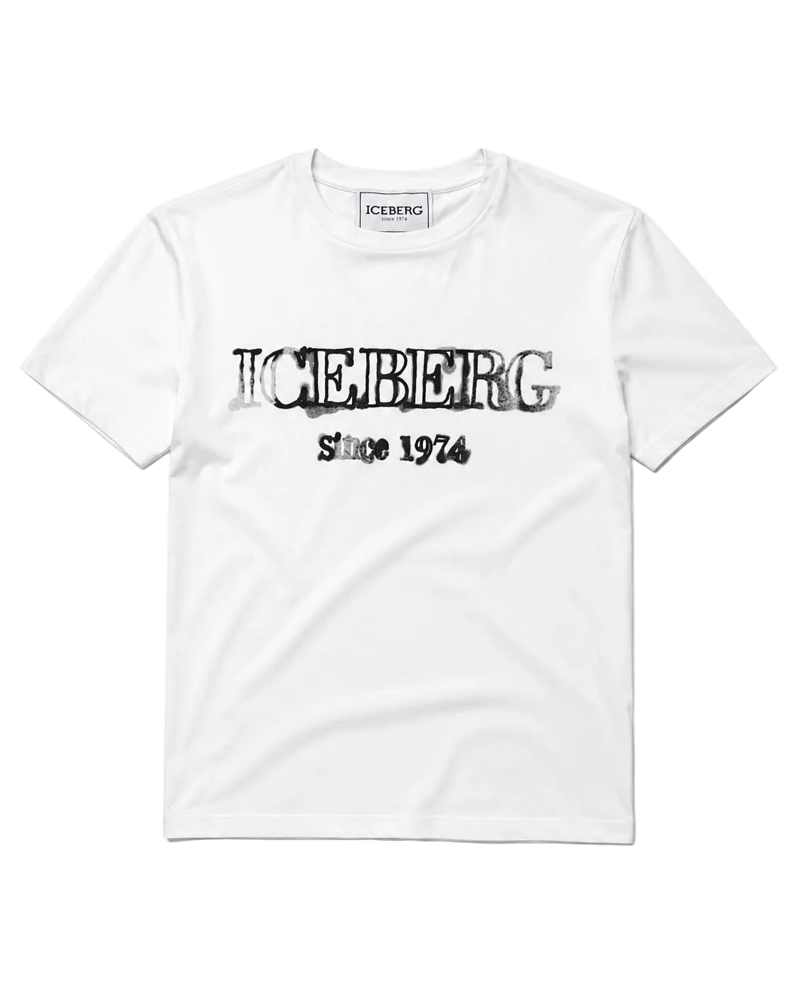 Iceberg 5D T-Shirt in white color modern streetwear apparel
