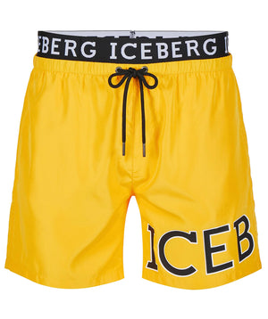 Iceberg Carry Over Swim Short (Yellow) - IICE3MBM11YEL