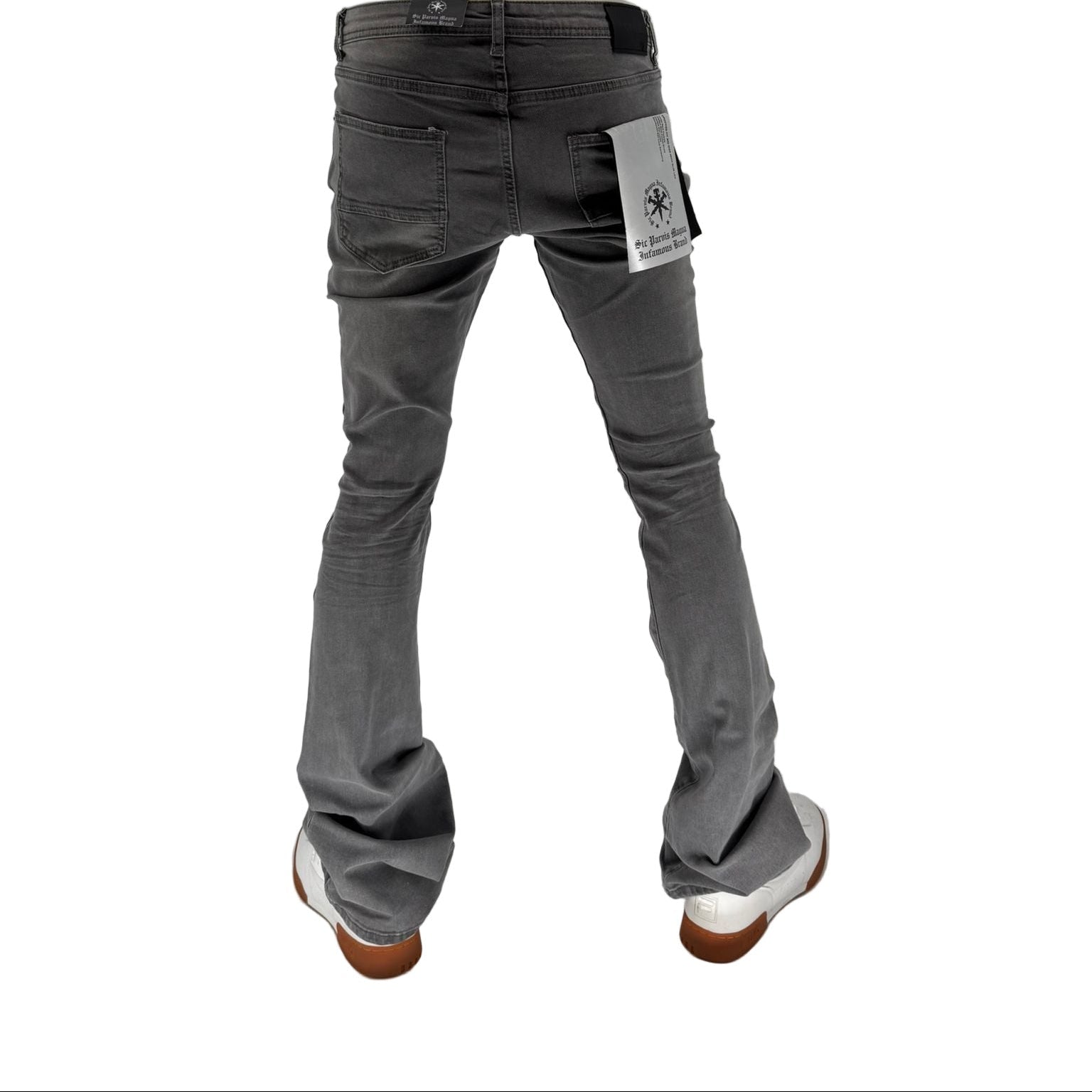 Refresh your rotation with the Infamous Skinny Straight Jeans in Washed Grey – the perfect balance of edgy style and everyday comfort. Featuring a modern skinny-straight fit, these jeans offer a tailored silhouette that enhances your look without feeling too tight.