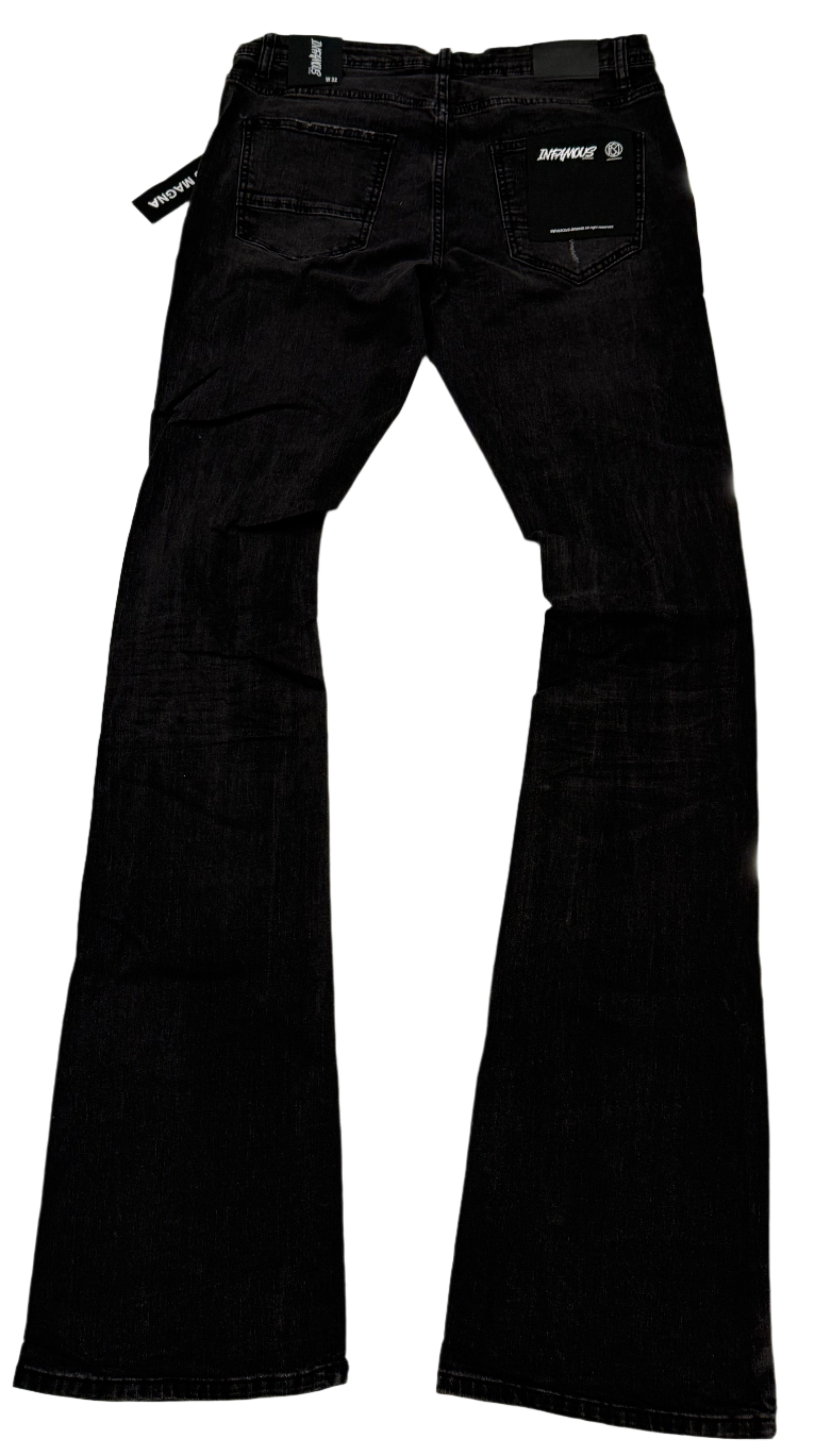 Bring edge to your everyday look with the Infamous 40 Stacked Pant in Washed Black – a bold streetwear staple made for movement and style. Featuring a tapered fit with an extended inseam, these pants create a dramatic stacked effect at the ankle that elevates any outfit.