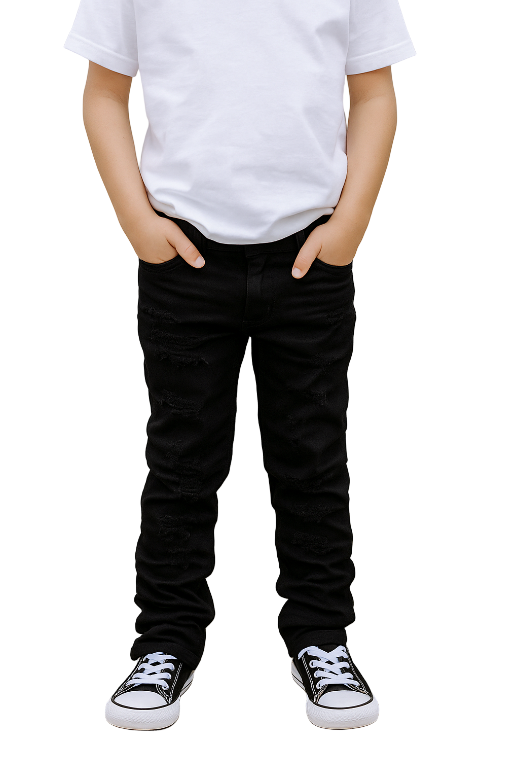 Command attention with the Infamous Jet Black Jeans — a bold essential built for everyday confidence. Crafted from premium stretch denim, these jeans deliver the perfect balance of durability, comfort, and clean design.